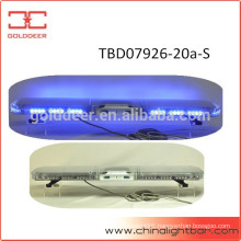Tir4 tubes Super Slim Led Light Bar Ambulance blue light with speaker TBD07